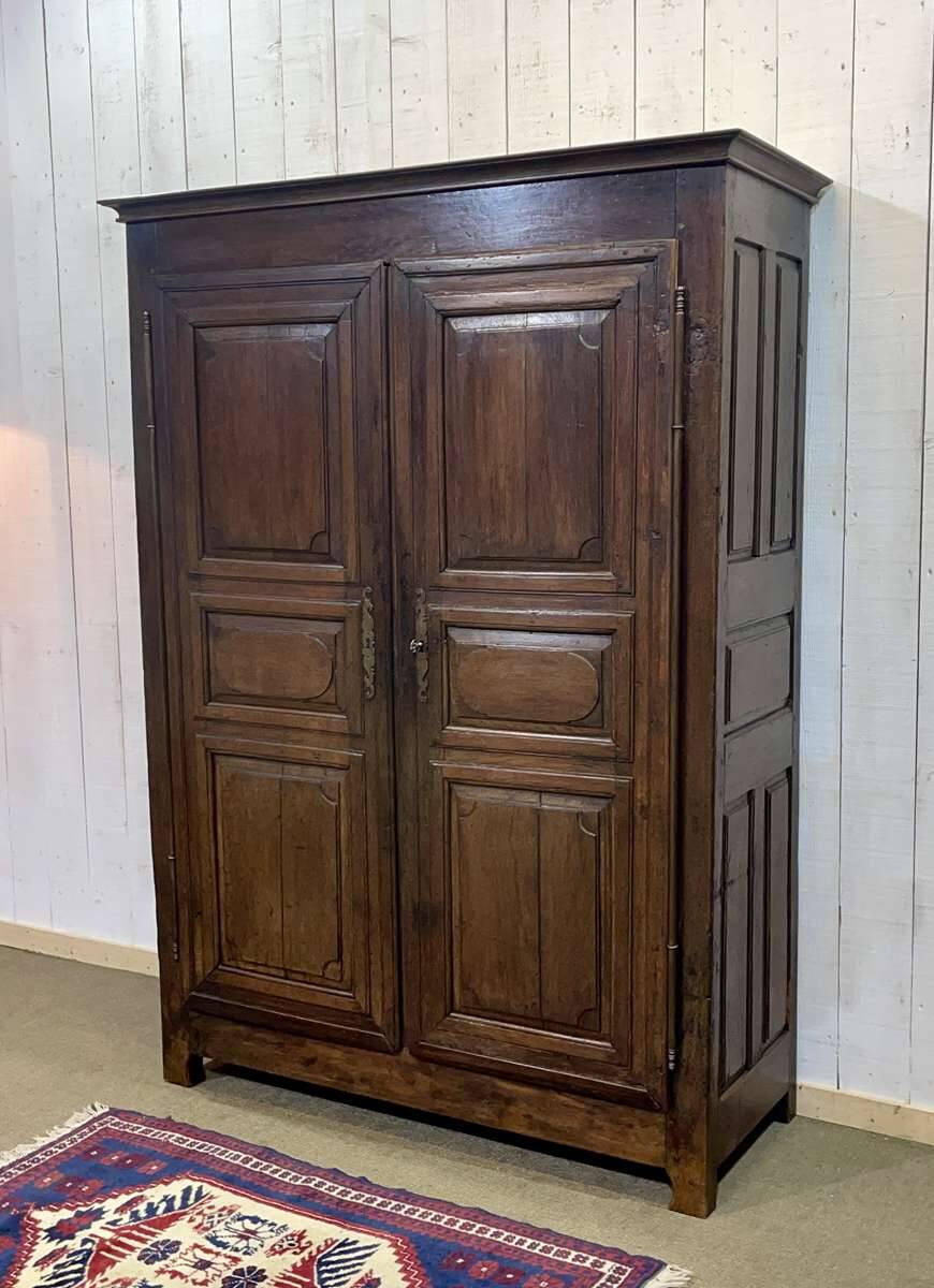 19th century rustic oak wardrobe