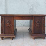 Art Deco oak desk