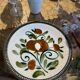 Set of 4 Argenteuil Boch Frères dinner plates
