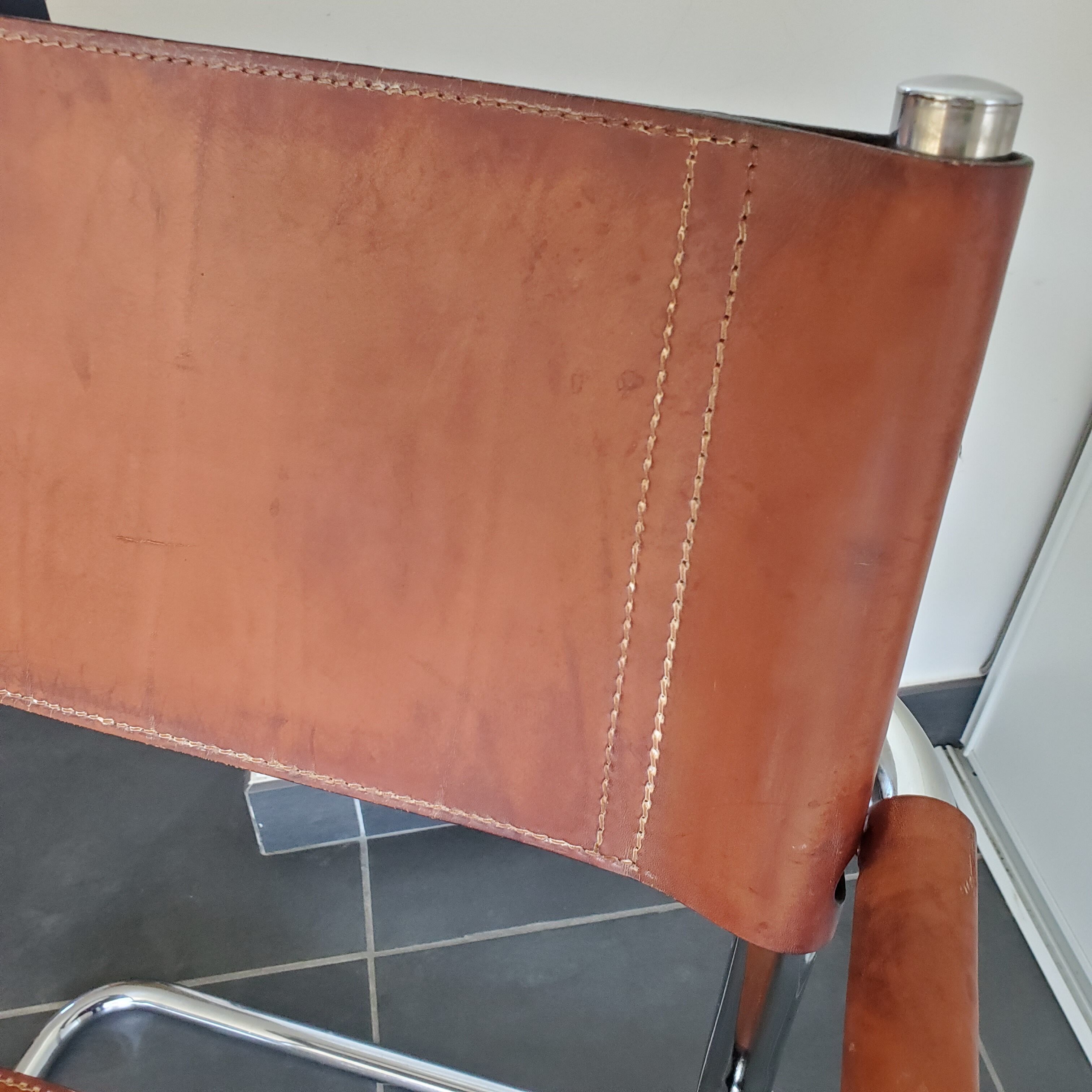 Leather armchair