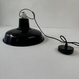 OLD INDUSTRIAL ENAMELED SUSPENSION 35 CM