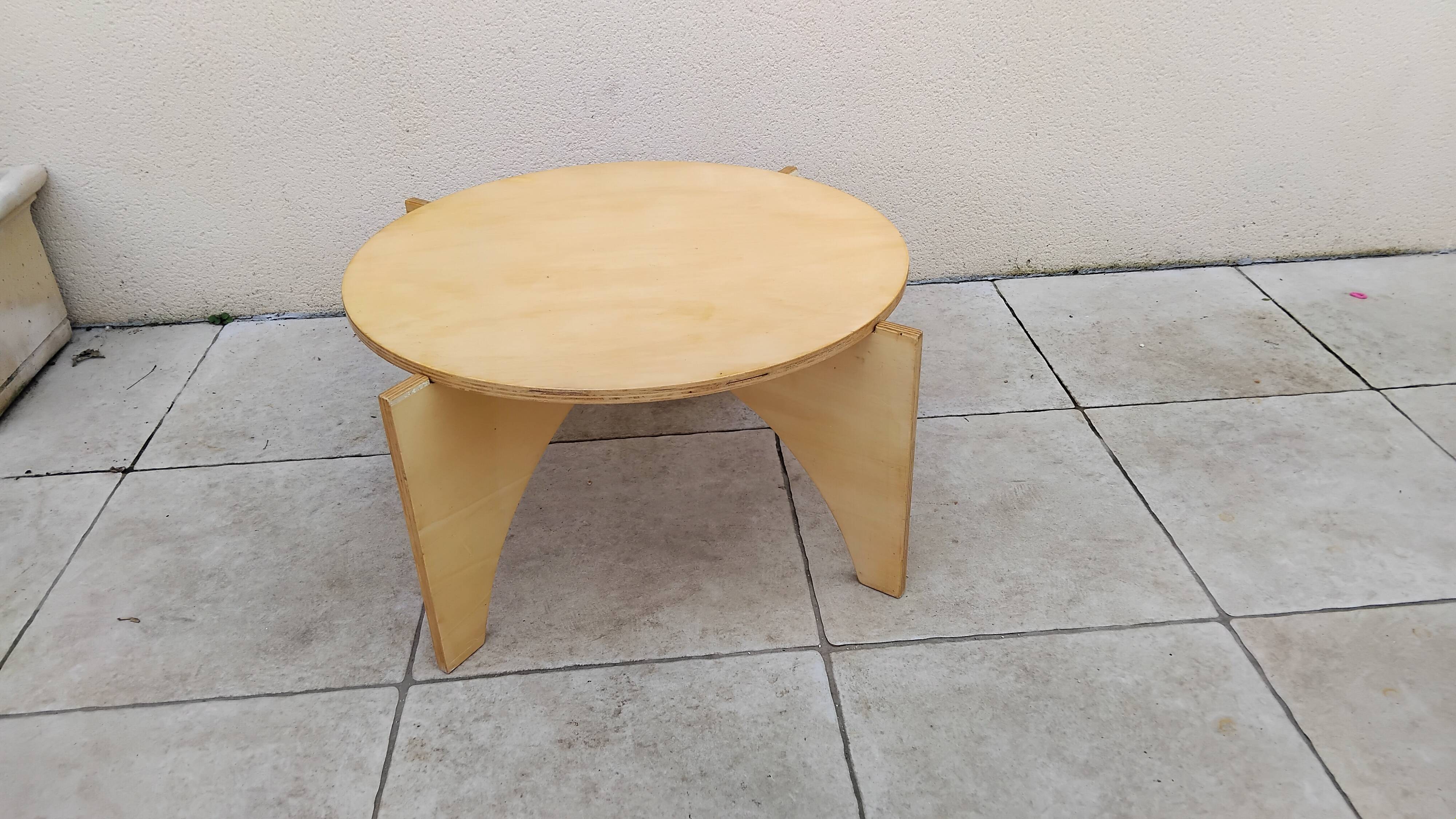 Vintage folding coffee table from the 70s/80s