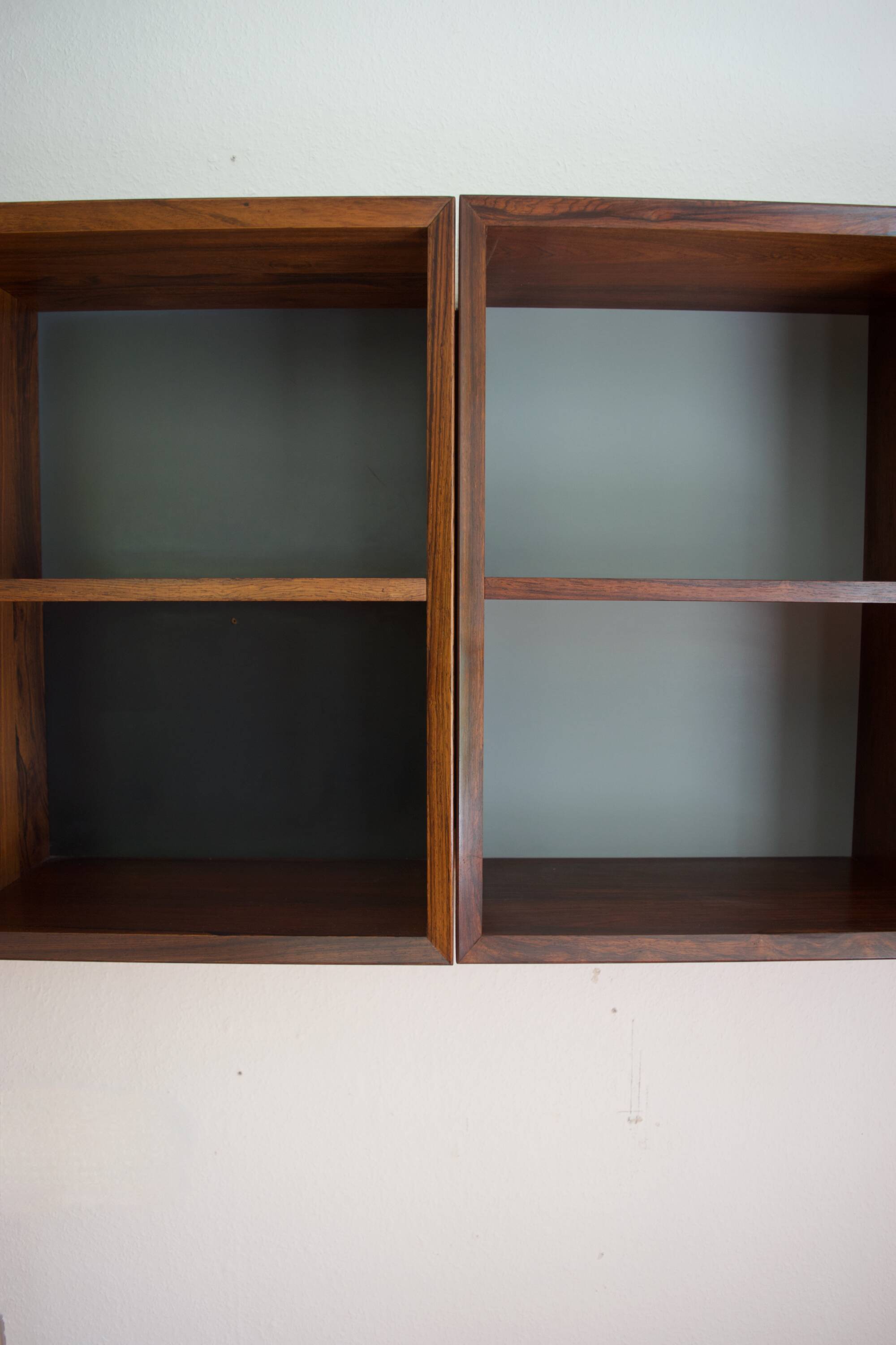 Vintage Danish Rosewood Wall Cabinets by Poul Cadovius, 1969