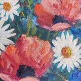 Painting bouquet of flowers