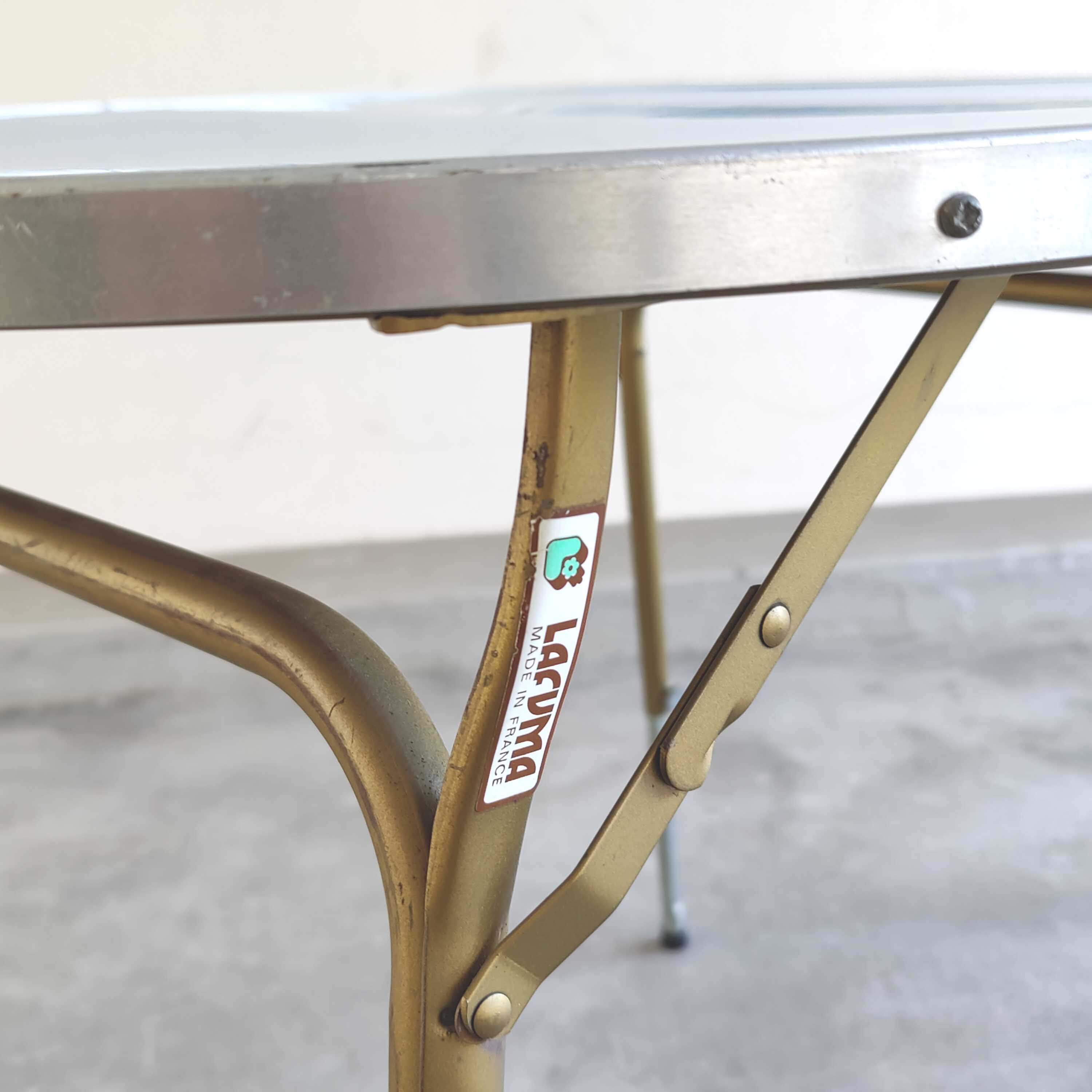 Table vintage pliante Lafuma extensible