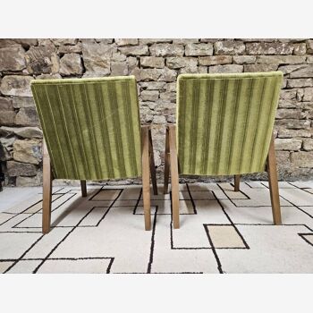 Pair of vintage Scandinavian style armchairs
