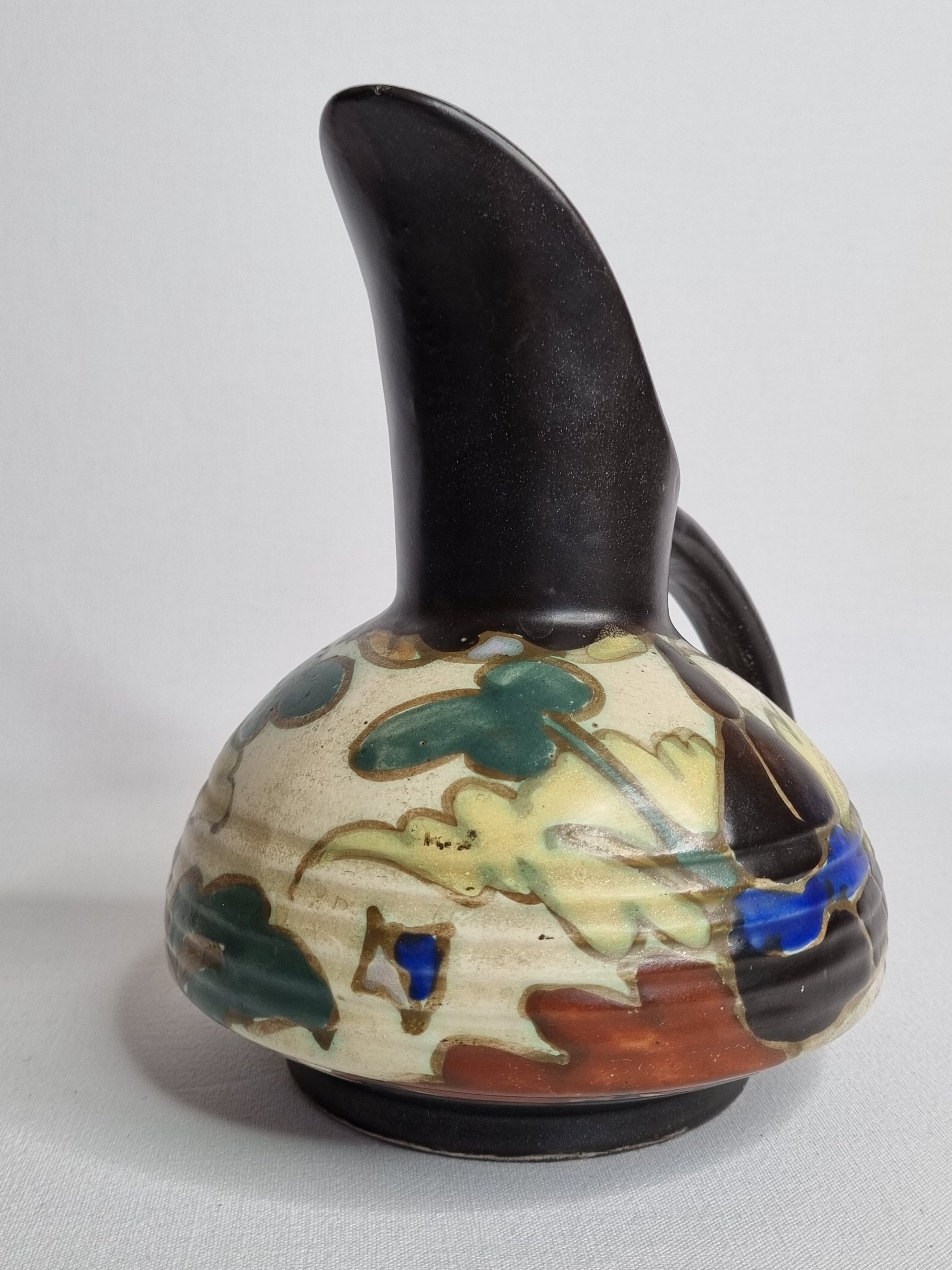 Vase Art Deco Ceramics Montoise, Bergen, 1930