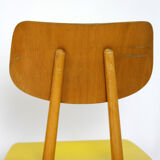 Set of 4 vintage wooden dining chairs from Ton 1960s