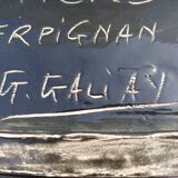 Plat Faience Les 2 Potiers Perpignan G.Galiay