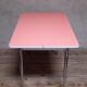 Table formica chrome