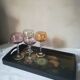 Painted wooden tray