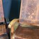 4 chaises en bois et cuir, années 1960