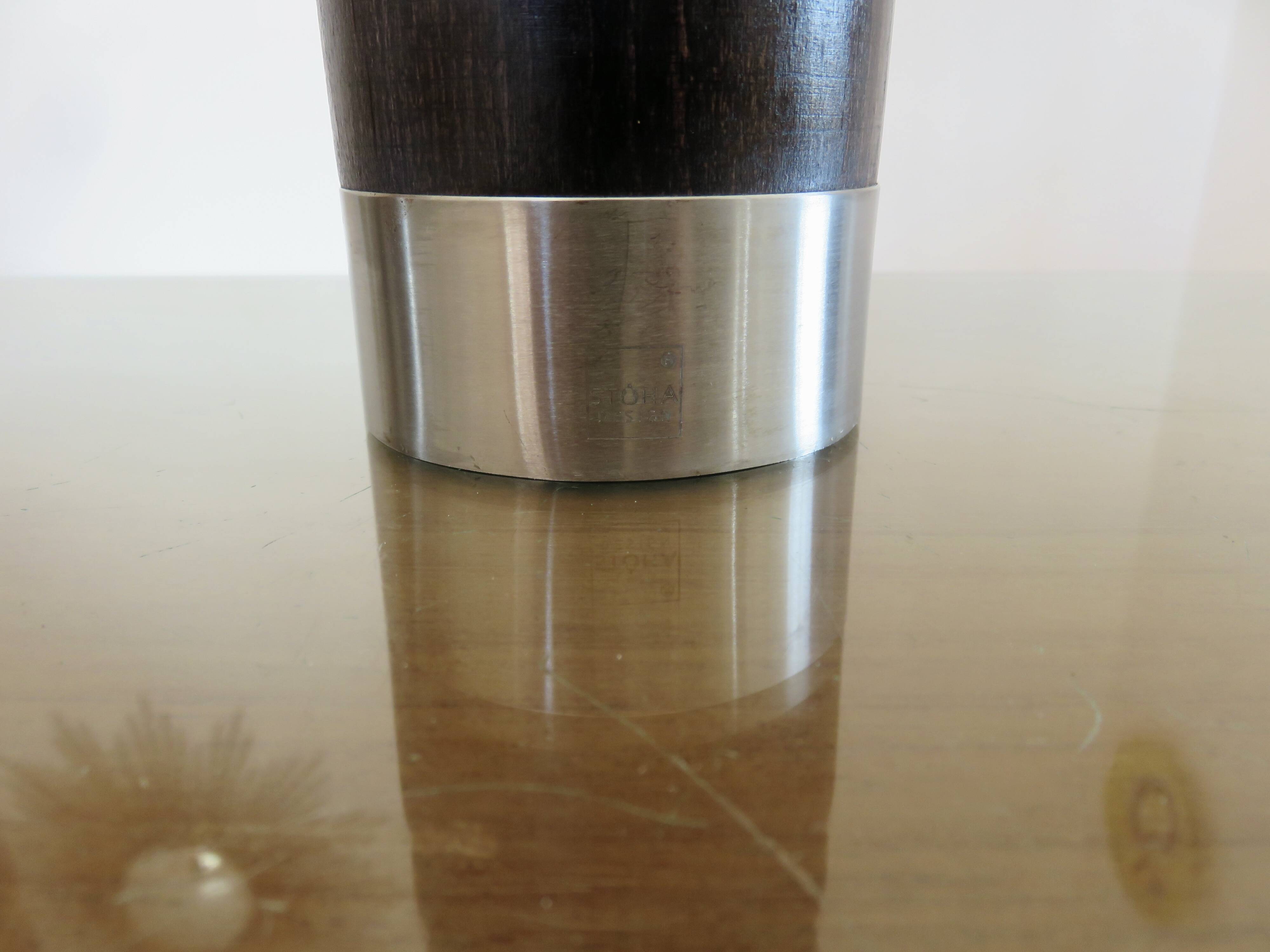 XXL salt and pepper mills by Stoha Design, Germany, 1980