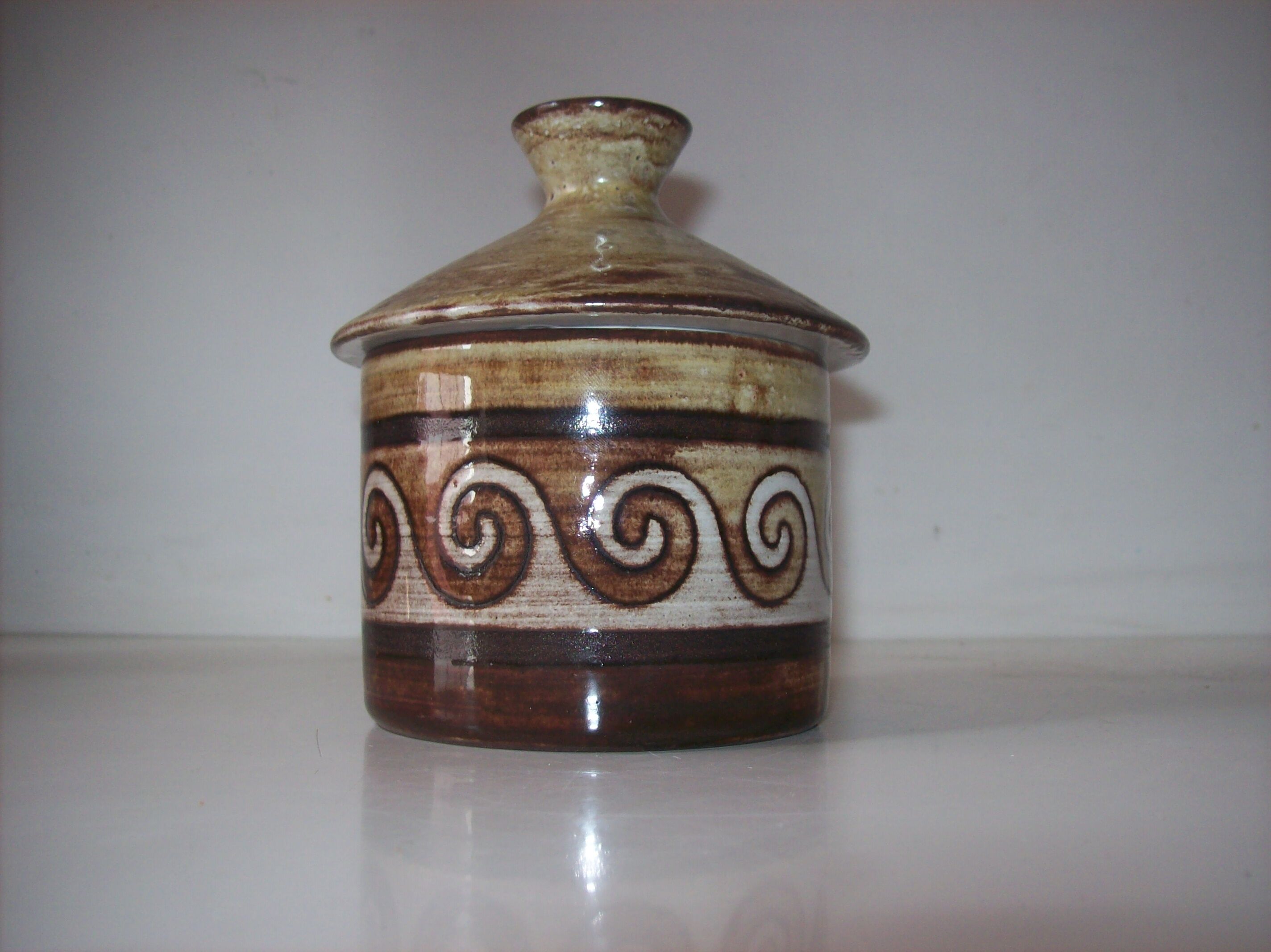 Sugar pot signed Jean-claude Malarmey