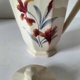 Jug Digoin Sarreguemines model 9225 – stylised floral decoration