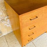 Vintage 4-drawer chest of drawers by Capelle, circa 1960s