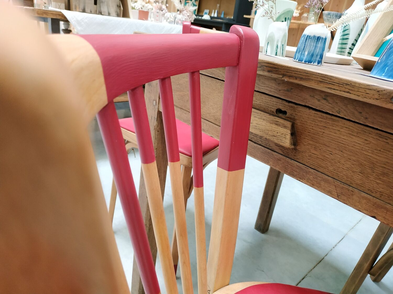 Pair of Baumann bistro chair n°12