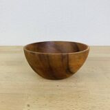 Scandinavian teak bowl vintage cup
