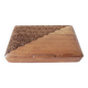 Antique chiseled wooden box