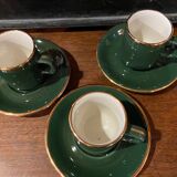 Vintage bistro coffee cups
