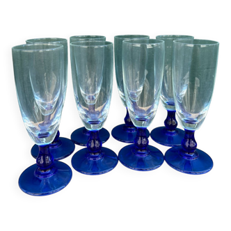 Set of 8 flutes