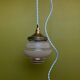 Lampe baladeuse globe art deco vintage