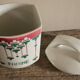 Flour pot Green pink lid Iron Earth Choisy the King