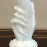 Opaline vase hand corn of plenty