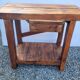 Wooden workbench 101×90cms with 1 drawer
