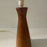 Ceramic lamp, Scandinavian spirit, wood pattern
