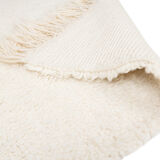 Carpet berbere beni ourain ecru 205 x 153 cm