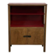 1950s Brazilian modernist library in exotic wood and lacquer