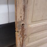 Porte ancienne patine beige