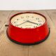 Vintage red seiko navy wall clock, 1970s