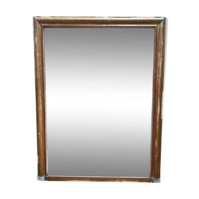 Miroir de cheminée Louis-Philippe   Bois doré   XIXe siècle