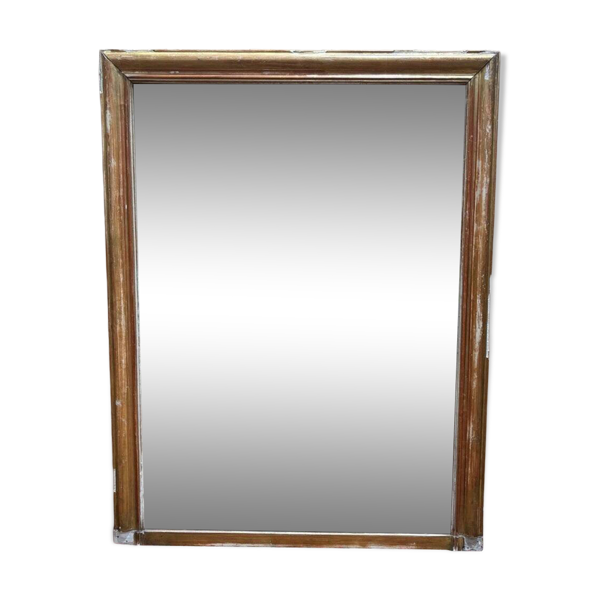 Miroir de cheminée Louis-Philippe   Bois doré   XIXe siècle