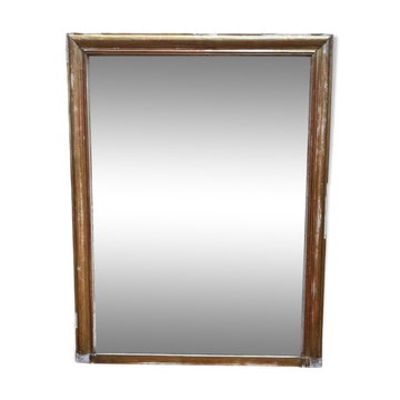 Louis-Philippe fireplace mirror | Gilded wood | 19th century