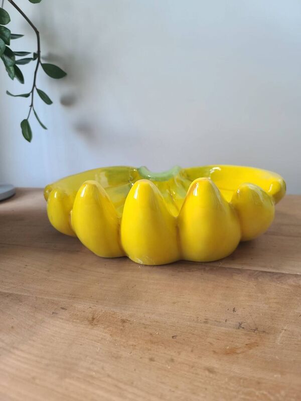 Panière à fruits en céramique signé Gisela Graham London