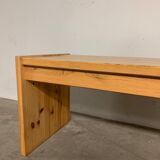 Scandinavian pine bench 1970