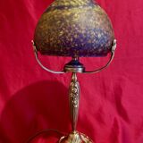 Art Deco lamp, "Tief" lampshade, 1920s