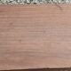 Brutalist bench of the 30s in solid mahogany