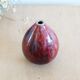 Vase en grès émaillé rouge, estampillé