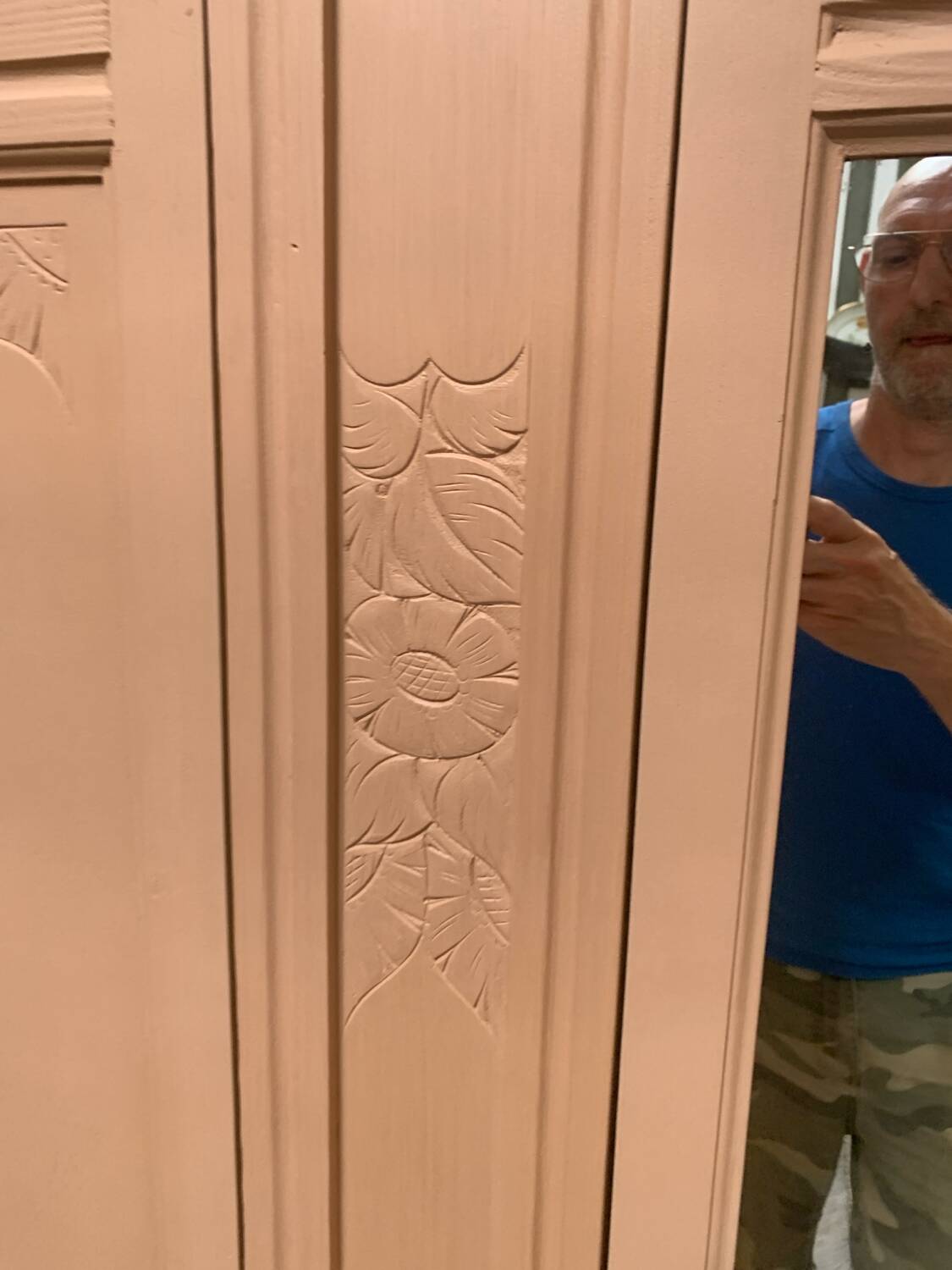 Parisian terracotta wardrobe