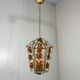 Glass flower hanging lamp 1950-60’s