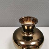 Ceramic vase with metal glaze from Frank ceramics Denmark 1970-80s.