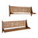Set of 2 Mid-Century Wall Shelves with Woven Back Panel – ÚLUV