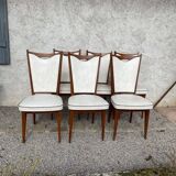 Set of 6 Scandinavian design chairs
