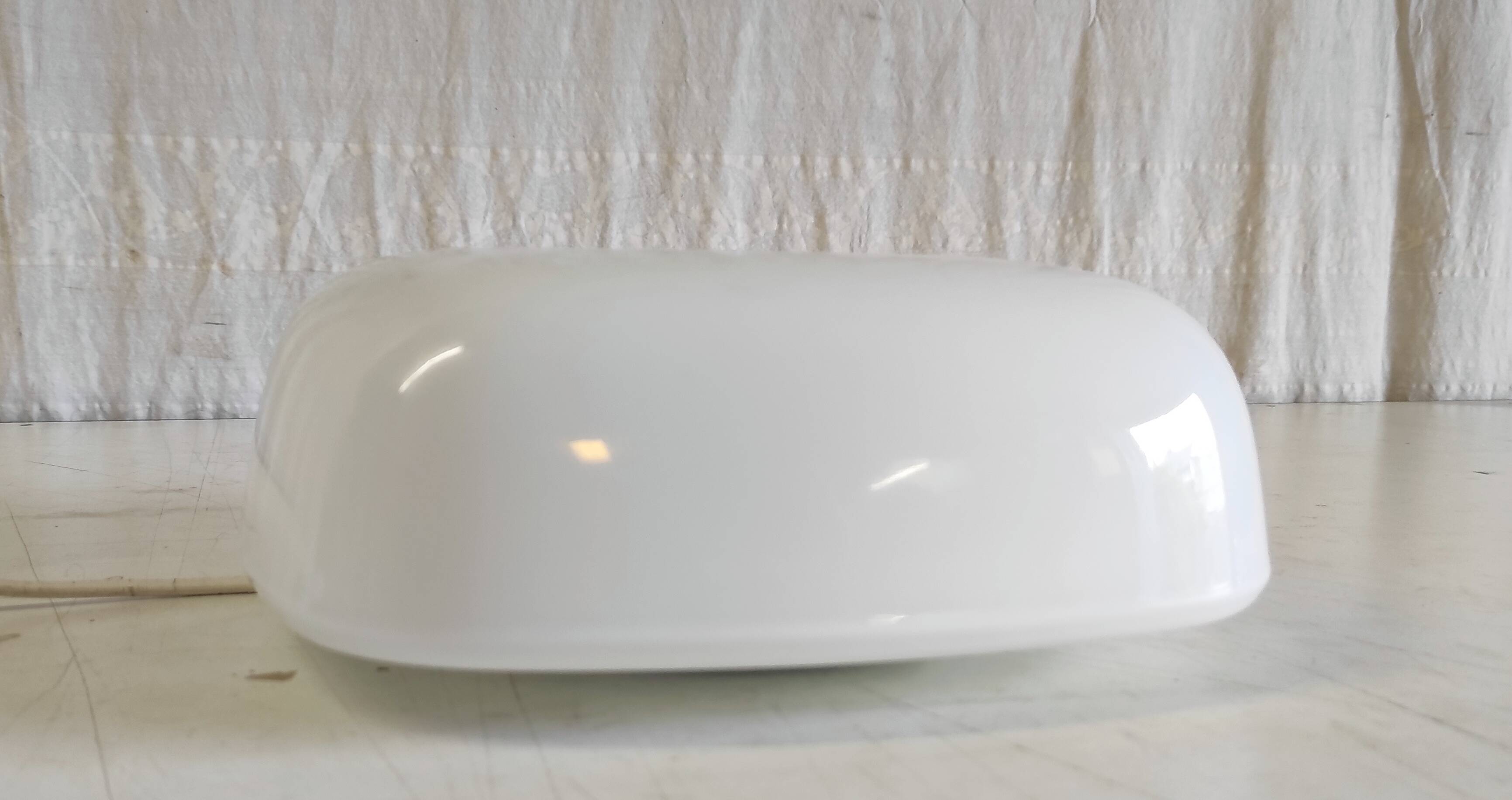 Ceiling light or square opaline globe wall light - 1950s/60s