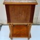 Bedside table top marble foot hoof and bronze decoration H 83 cm