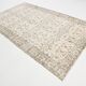 Tapis vintage classique 6x10, marron et beige délavé